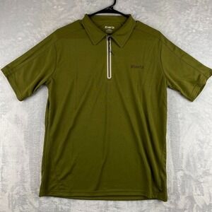 Vertx Shirt Mens Medium Green Ops Pro Jersey 1/4 Zip Pullover Tactical Utility
